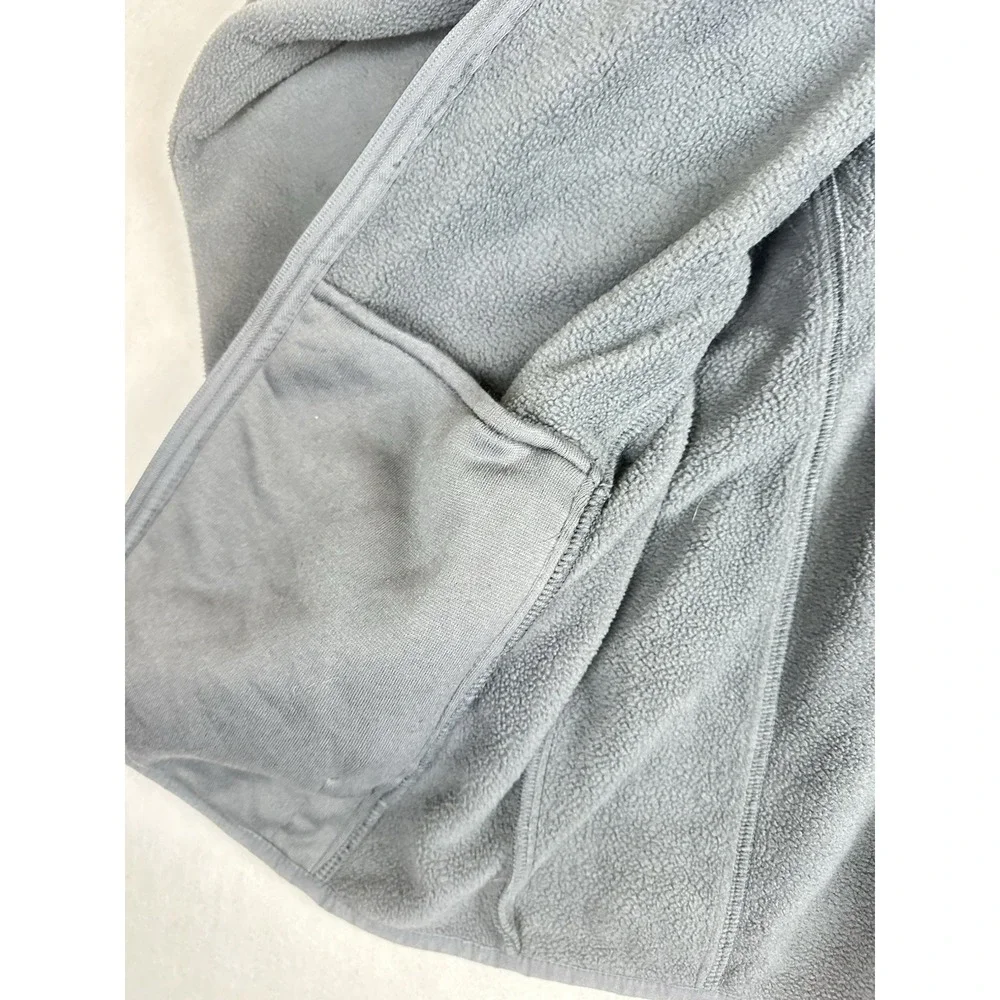New Balance Men's Hoodie Full Zip Fleece Hooded Size M Medium Gray
